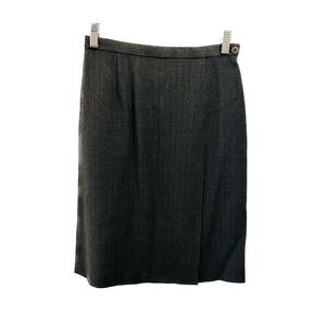 Giorgio Armani Skirt 38 2 charcoal gray wool Vestimenta Spa